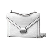 Shoulder Bag Michael Kors Whitney White 24 x 18 x 8 cm-0