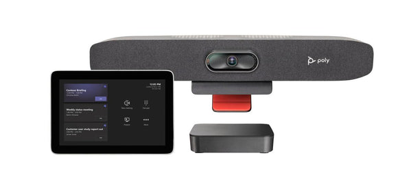 Poly Studio Small Room Kit - Studio R30 Video Bar fr Microsoft Teams inkl. Poly GC8 Touch Control-0