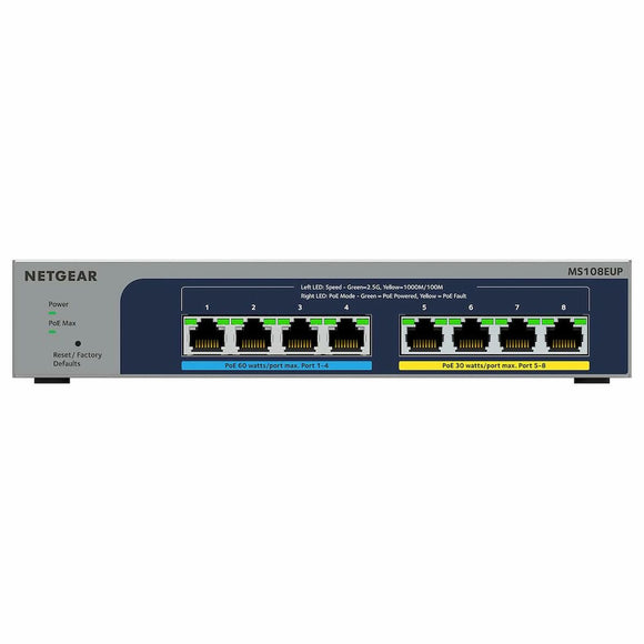 Switch Netgear MS108TUP-100EUS-0