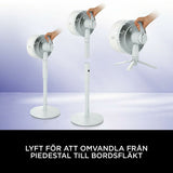 Freestanding Fan Shark White-17