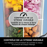 Cup Blender NINJA Black Steel 1200 W 2,1 L-4