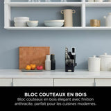 Knife Set NINJA Steel Wood Stainless steel 14 Pieces (12 Units)-3