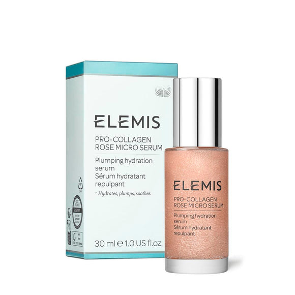 ELEMIS Pro-Collagen Rose Micro Serum Hydration Serum for Plumping, Soothing, and Nourishing Skin - Reduce Fine Lines and Wrinkles-0