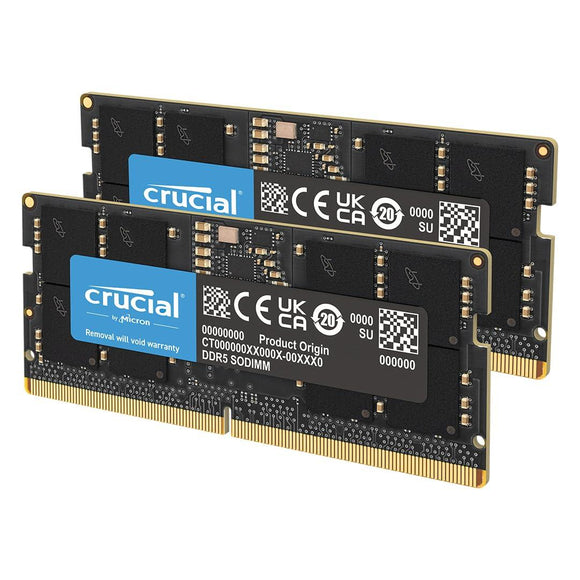 Crucial DDR5-4800 Kit 64GB 2x32GB SODIMM CL40 (16Gbit)-0