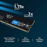 RAM Memory Crucial CT8G56C46U5 8 GB DDR5 SDRAM DDR5 5600 MHz-4