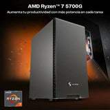 Desktop PC PcCom Work AMD Ryzen 7 5700G 16 GB RAM 500 GB SSD-4