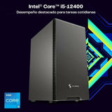 Desktop PC PcCom PCCOMWORK12400WP Intel Core i5-1240 16 GB RAM 500 GB SSD-4