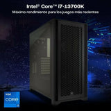 Desktop PC PcCom PCC-STD-13700K-4080-BLKW i7-13700K 32 GB RAM 2 TB SSD NVIDIA GeForce RTX 4080-3
