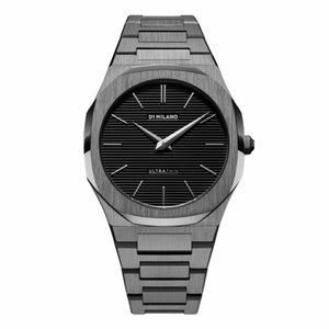 Unisex Watch D1 Milano ULTRA THIN GUN METAL - RE-STYLE EDITION (Ø 40 mm)-0