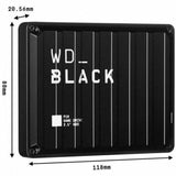 External Hard Drive Western Digital WDBA3A0040BBK-WESN 4TB Black-4