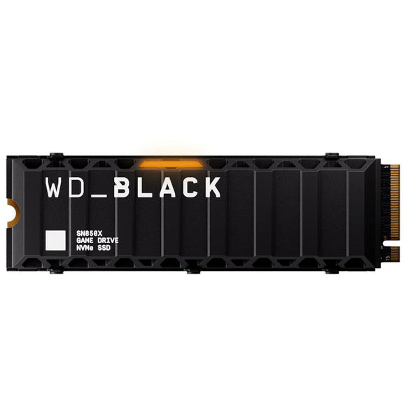 WD SSD M.2 (2280) 8TB Black SN850X w/ Heatsink PCIe 4.0/NVMe (Di)-0