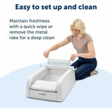 Cat Litter Box PetSafe White Plastic-1