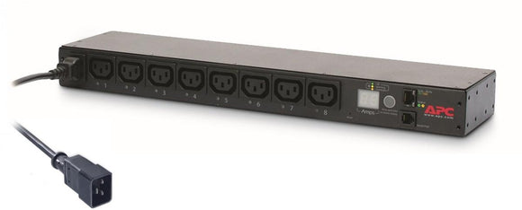 APC RACK PDU, SWITCHED, 1U, 16A, 208/230V, (8)C13-0