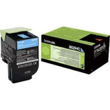 Toner Lexmark 80C2HCE Cyan-1