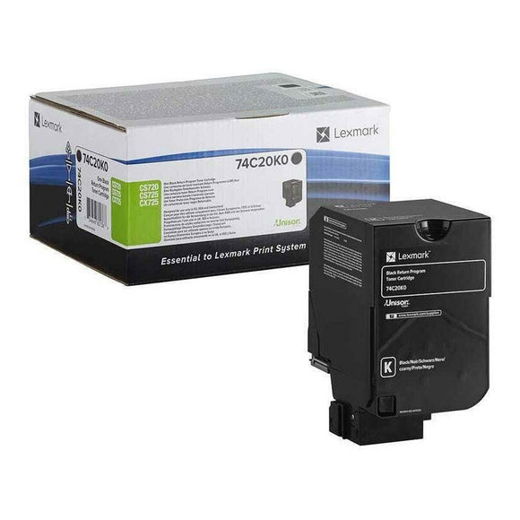 Toner Lexmark 74C20K0 Black-0