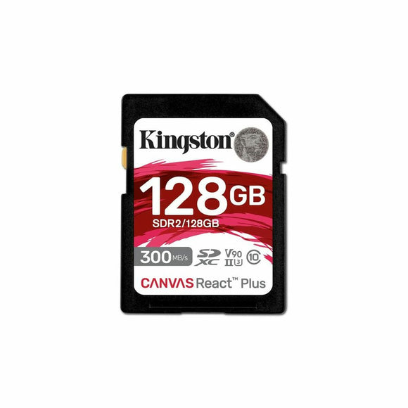 Micro SD Memory Card with Adaptor Kingston SDR2/128GB 128 GB 8K Ultra HD SDXC UHS-II-0