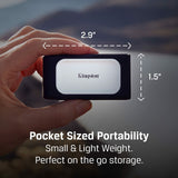 External Hard Drive Kingston XS2000 1 TB SSD-36