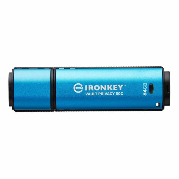 USB stick Kingston IKVP50C/64GB Blue Black/Blue 64 GB-0