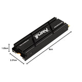 Hard Drive Kingston SFYRDK/2000G 2 TB SSD-3