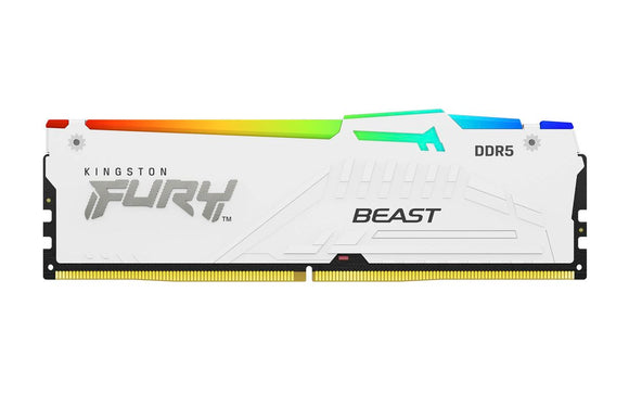 Kingston KF568C34BWEAK2-32 32GB 6800MT/s DDR5 CL34 DIMM (Kit of 2) FURY Beast White RGB EXPO | Kingston-0