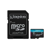 Micro SD Memory Card with Adaptor Kingston SDCG4/1TB-15