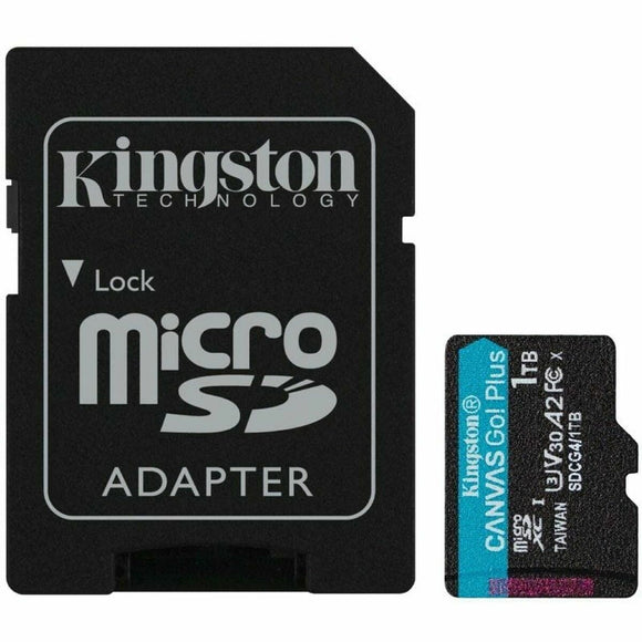 Micro SD Memory Card with Adaptor Kingston CANVAS Go! Plus 1 TB-0