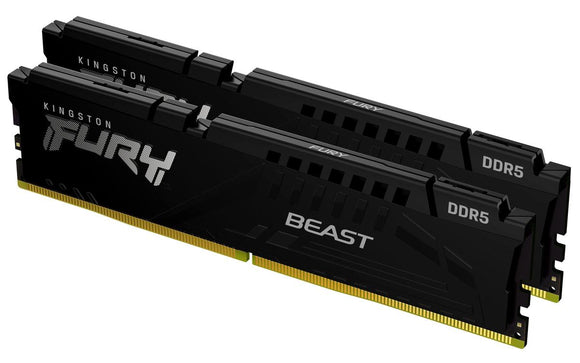 Kingston Fury Beast Black 64GB [2x32GB 6000MHz DDR5 CL36 DIMM]-0
