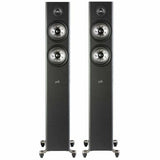 Polk Speakers R500 Refurbished A Black 2-Unit Floor Stereo Speaker System