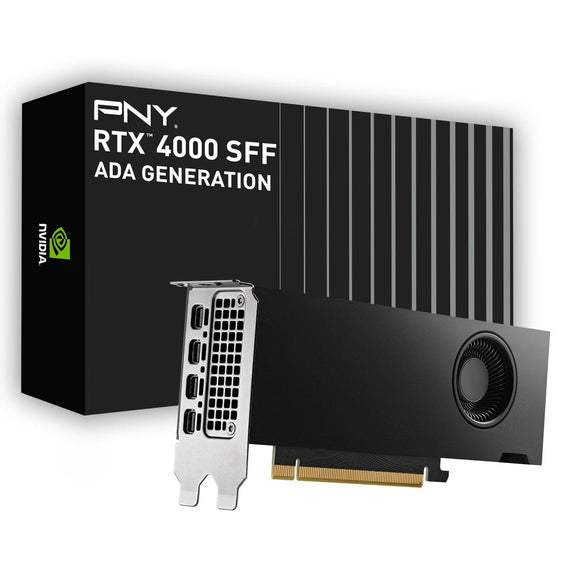 PNY NVIDIA Quadro RTX 4000 SFF ADA LP 20GB GDDR6 PCIe 4.0 x16 VCNRTX4000ADALP-PB-0