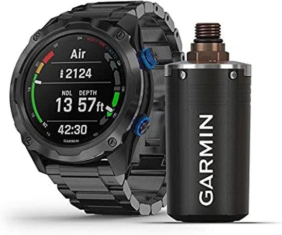 Garmin Descent Mk2i Titan Carbon Gray, Titanium Black Bracelet + T1 Tracker-0