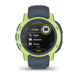 Smartwatch GARMIN Instinct 2 Surf Edition Lime 0,9" Grey Verde, gris-10