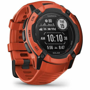 Men's Watch GARMIN Instinct 2X Solar Red Grey No-0