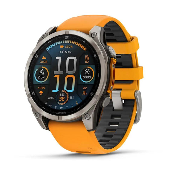 SMARTWATCH FENIX 8 SAPPHIRE/ORANGE 010-02904-11 GARMIN-0