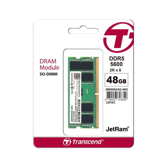 SO-DIMM DDR5 48GB JetMemory 5600MHz 2Rx8 3Gx8 CL46 CL46 1.1V-0
