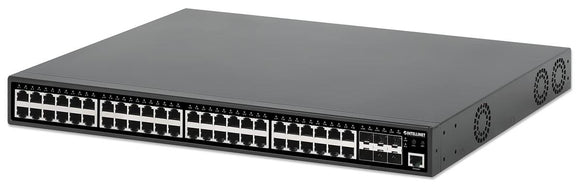 INTELLINET 54-P PoE+ Managed Switch 6x10GbE 450W-0