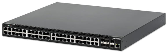 INTELLINET 54-P PoE+ Managed Switch 6x10GbE 850W-0