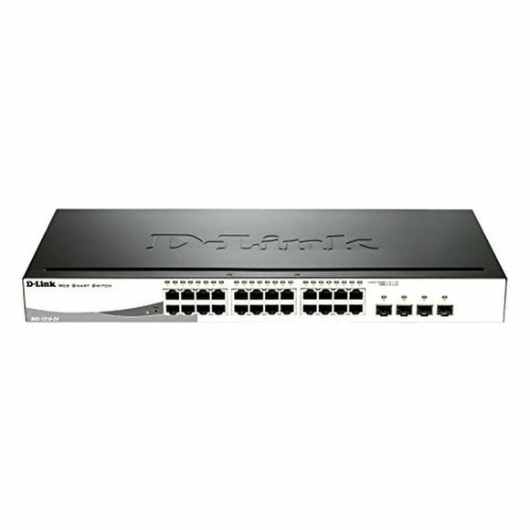 Switch D-Link DGS-1210-24/E 20 p 10 / 100 / 1000 Mbps 4 x SFP Black-0