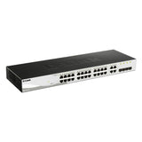Switch D-Link DGS-1210-24/E Black Ethernet LAN 10/100/1000 24 x RJ45-1