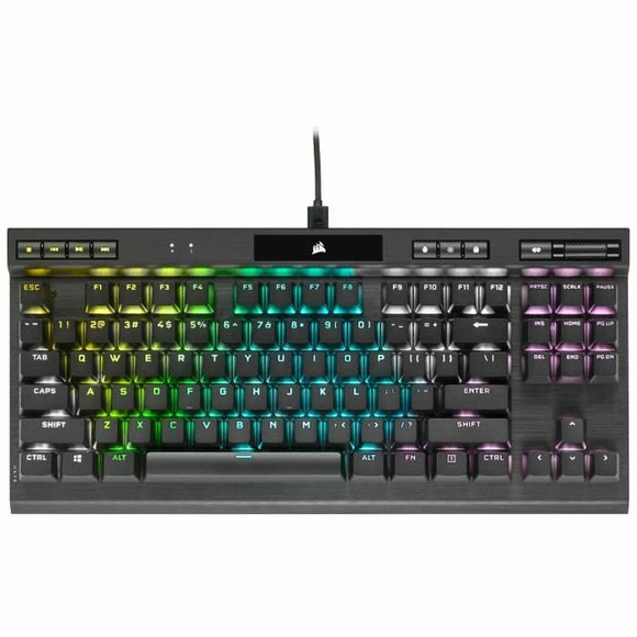 Bluetooth Keyboard with Support for Tablet Corsair K70 RGB TKL Black French AZERTY-0