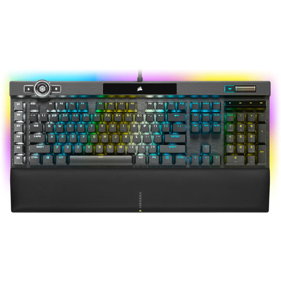 Gaming Keyboard Corsair K100 RGB Optical-Mechanical Gaming Spanish Qwerty Black-0