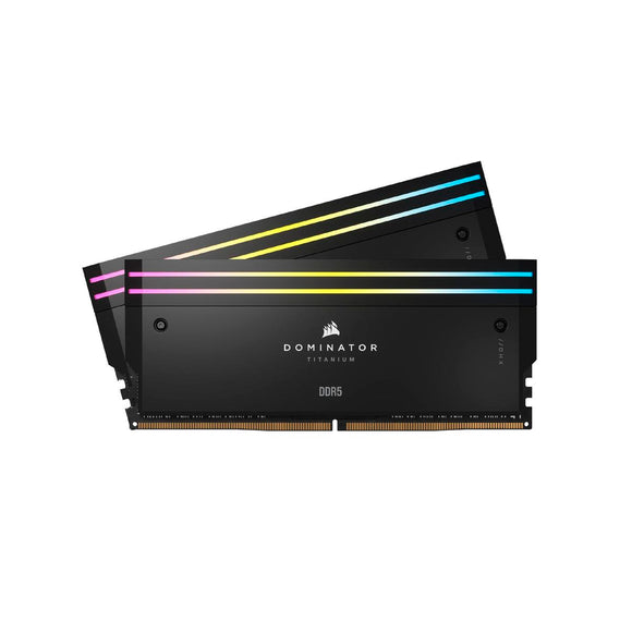 CORSAIR RAM Dominator Titanium RGB - 64 GB (2 x 32 GB Kit) - DDR5 6000 DIMM CL30-0