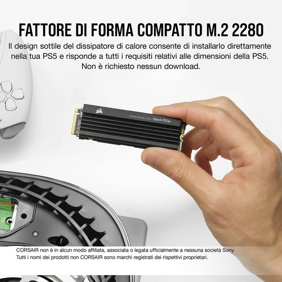 CORSAIR MP600 PRO LPX PCIe Gen4 x4 NVMe M.2 SSD - 8TB - Black-0