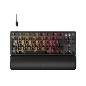 Wireless Keyboard Corsair CH-911911G-ES Black QWERTY-0