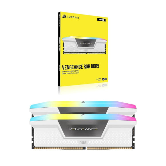 CORSAIR RAM Vengeance RGB - 32 GB (2 x 16 GB Kit) - DDR5 6000 DIMM CL40-0