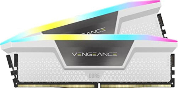 32GB (2x16GB) CORSAIR VENGEANCE RGB DDR5-6200 RAM Arbeitsspeicher Kit White-0