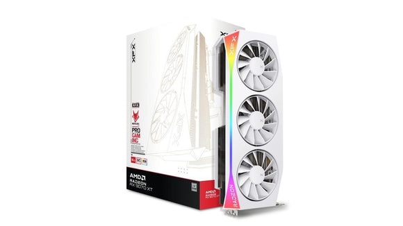 XFX Mercury Radeon RX 9070 XT OC Gaming Edition 16GB GDDR6 White-0