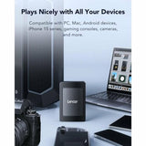 External Hard Drive Lexar LSL500M001T-RNBNG Black 1 TB-4