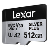 Micro SD Memory Card with Adaptor Lexar LMSSIPL512G-BNANG 512 GB-11