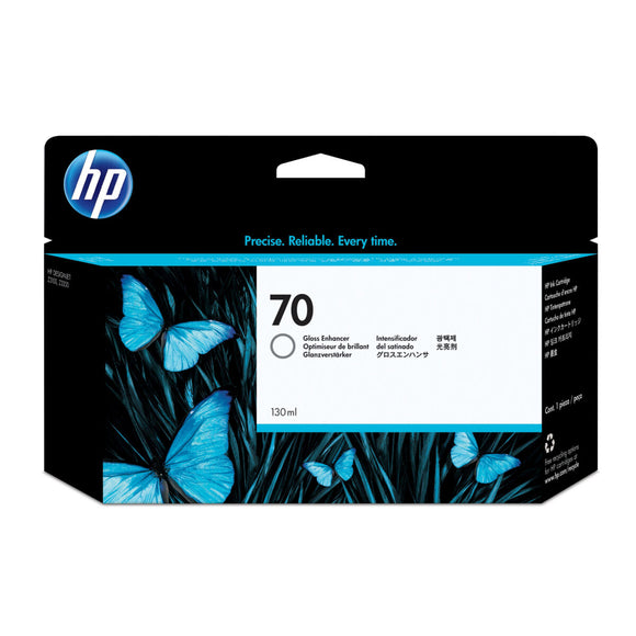 Original Ink Cartridge HP Cartucho de tinta de mejora de brillo DesignJet HP 70 de 130 ml-0