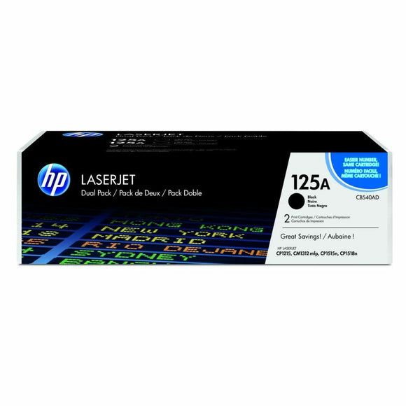 Toner HP HEWCB540A Black (2 Units)-0